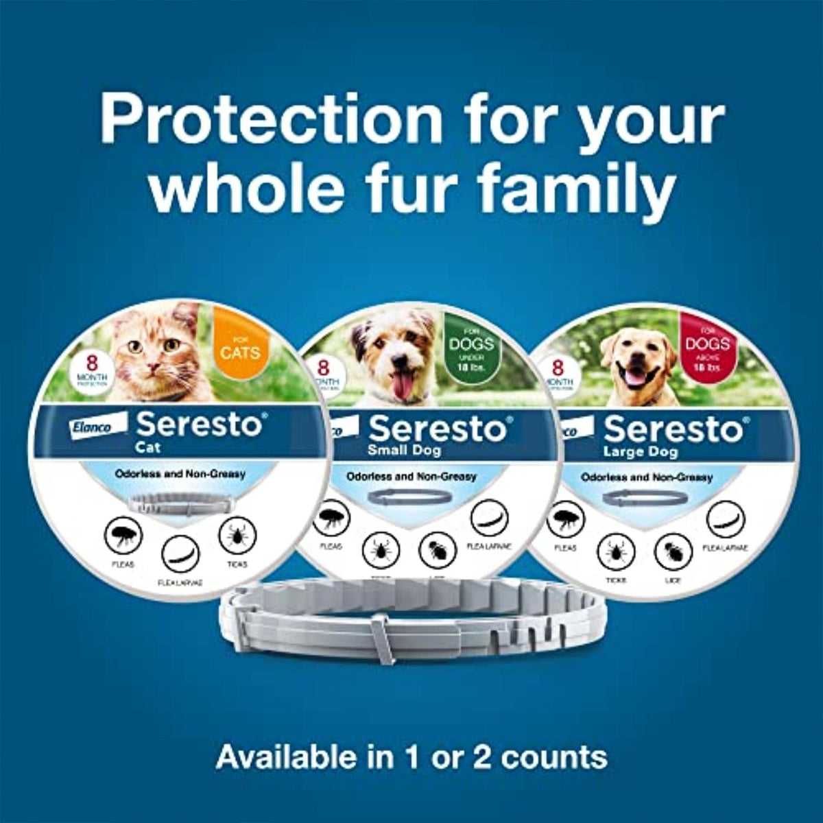 Flea & Tick Collar for Large Dogs